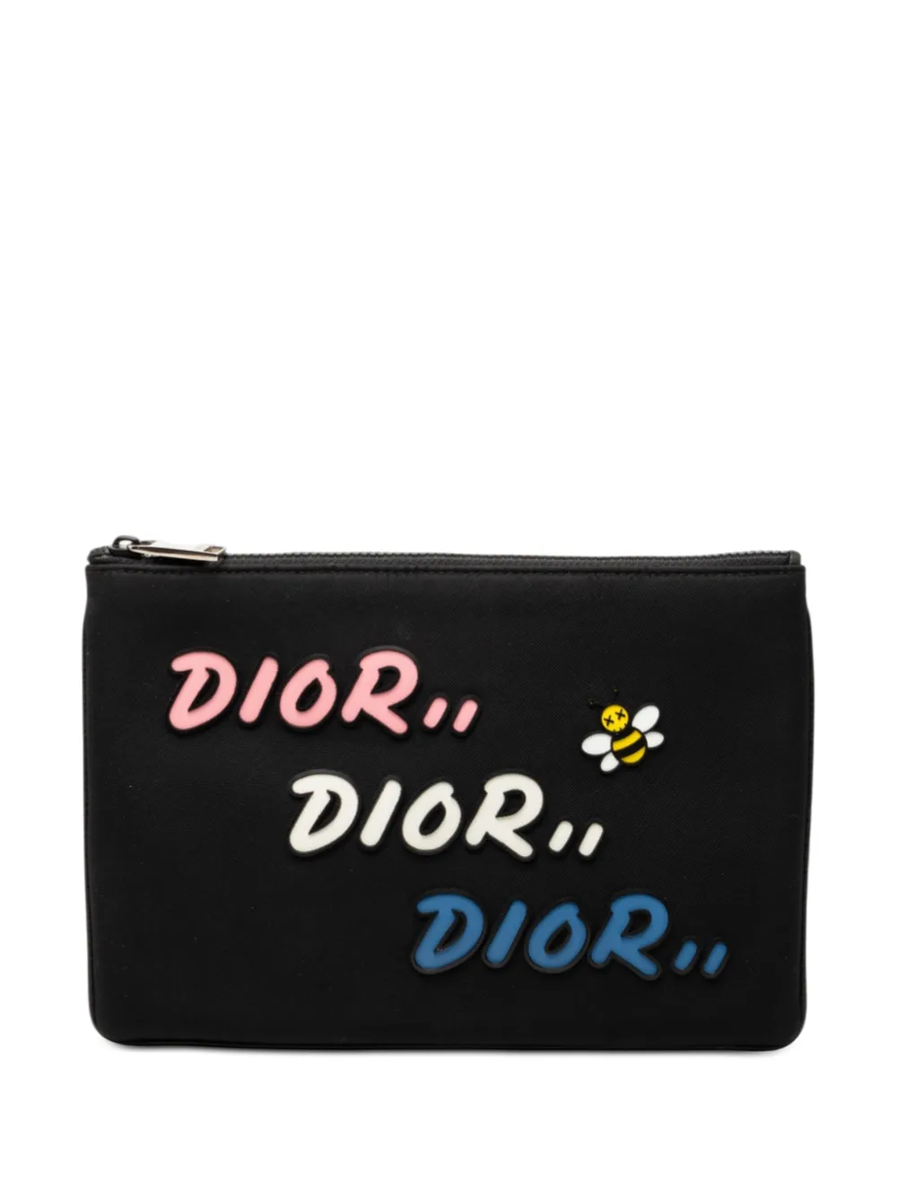 Christian Dior Pre-Owned 2019 Kaws Bee Nylon pouch - Schwarz