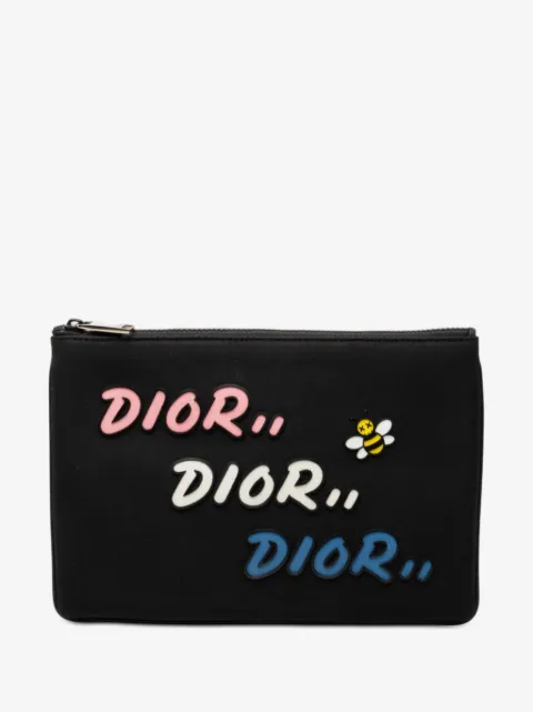 Christian Dior Pre-Owned 2019 Kaws Bee Nylon pouch