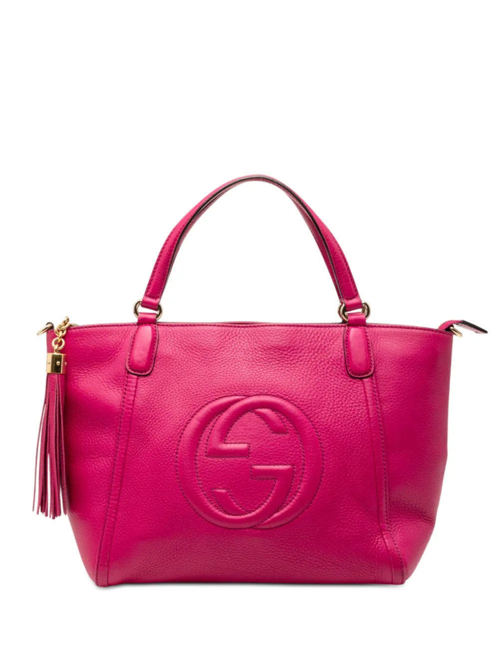 Gucci Pre-Owned 2016-2026 Small Calfskin Soho Cellarius satchel - Rosa