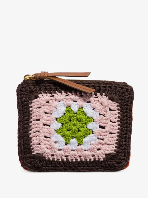 Miu Miu crochet zipper pouch