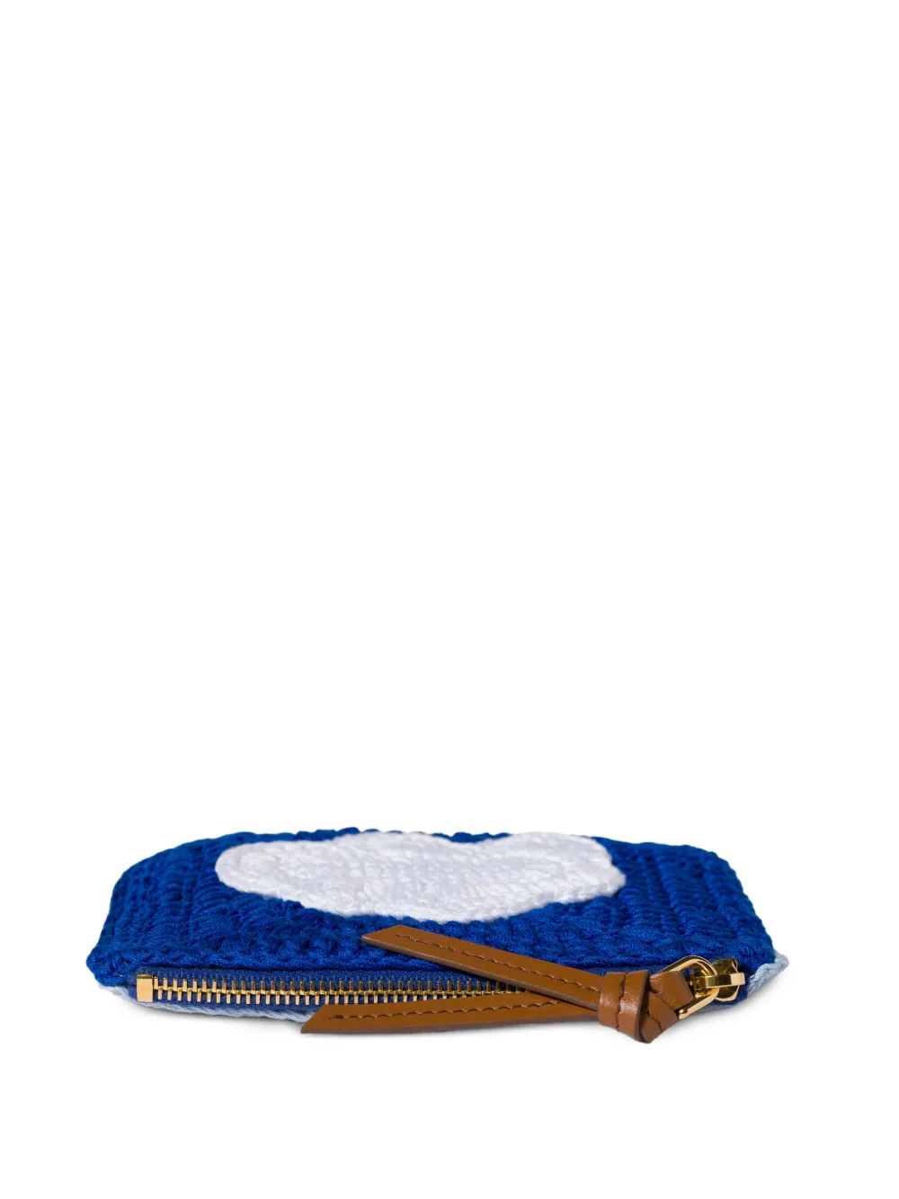 Miu Gehaakte buidel met rits Blauw