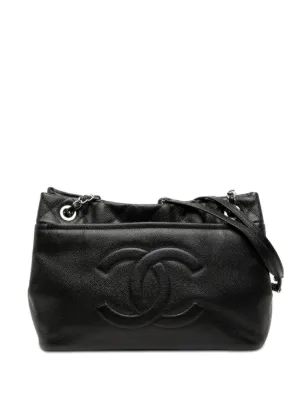 CHANEL Pre-Owned 2013-2014 ラムスキン グローブ エンブレム クラッチ