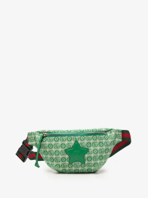 Gucci Pre-Owned 2000-2015 Kids GG Canvas Stars Web belt bag