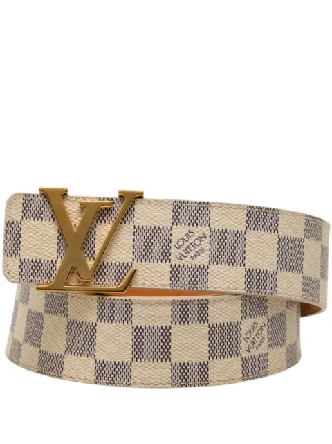 Louis Vuitton Pre-Owned cinturón Damier Azur Initiales 2008