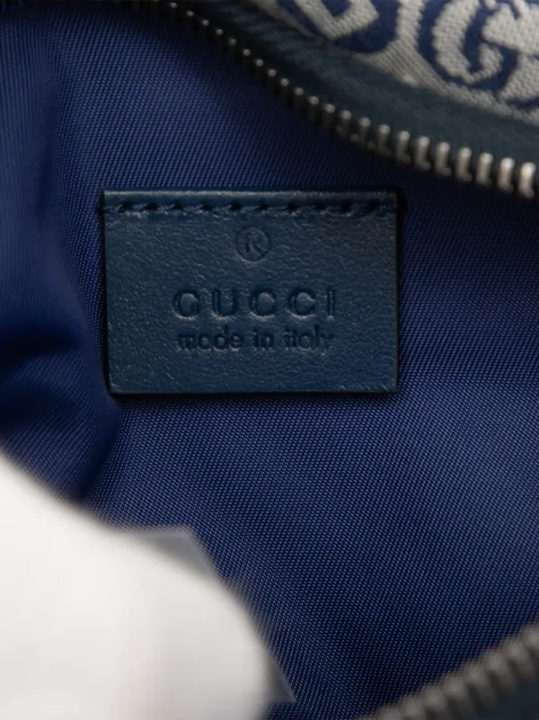 Gucci Pre-Owned 2016-2025 Kids GG Canvas Stars Web Belt Bag | Blue