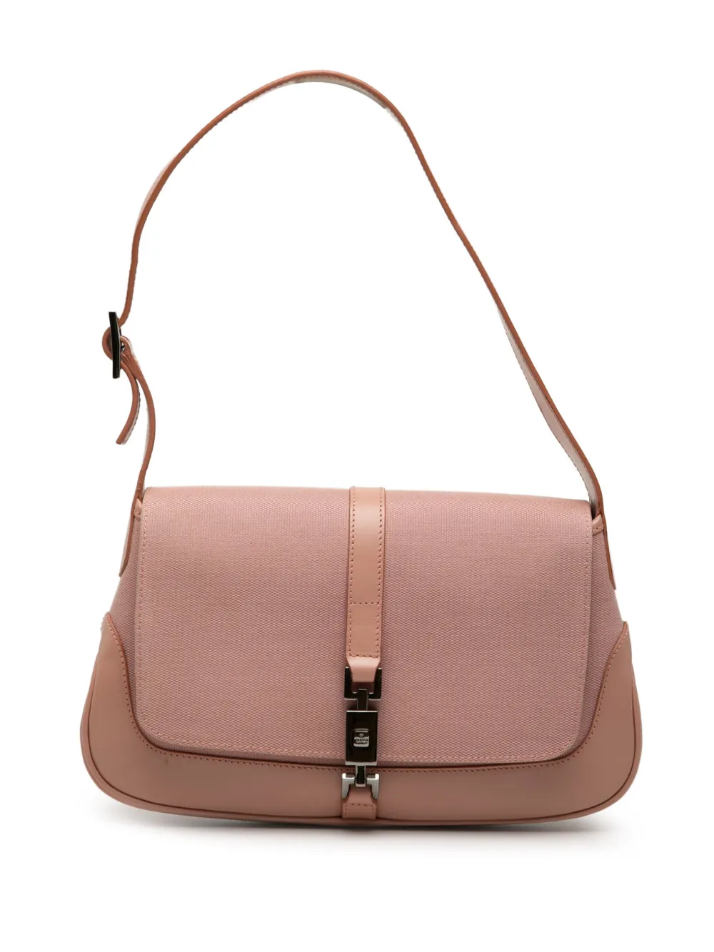 Gucci Pre-Owned 2000-2015 Canvas Jackie O Flap shoulder bag - Rosa