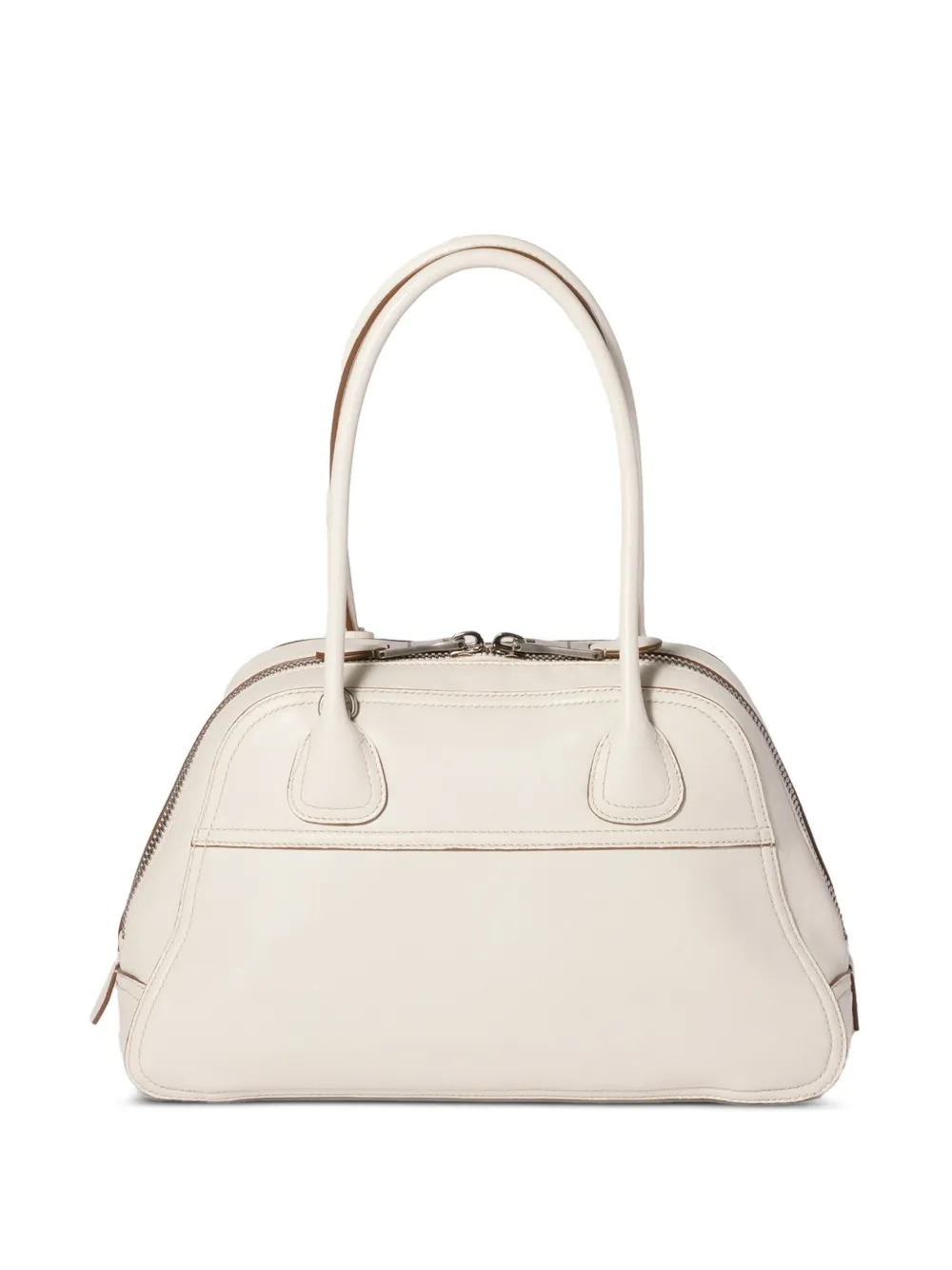 Miu Vivant leren tas Wit