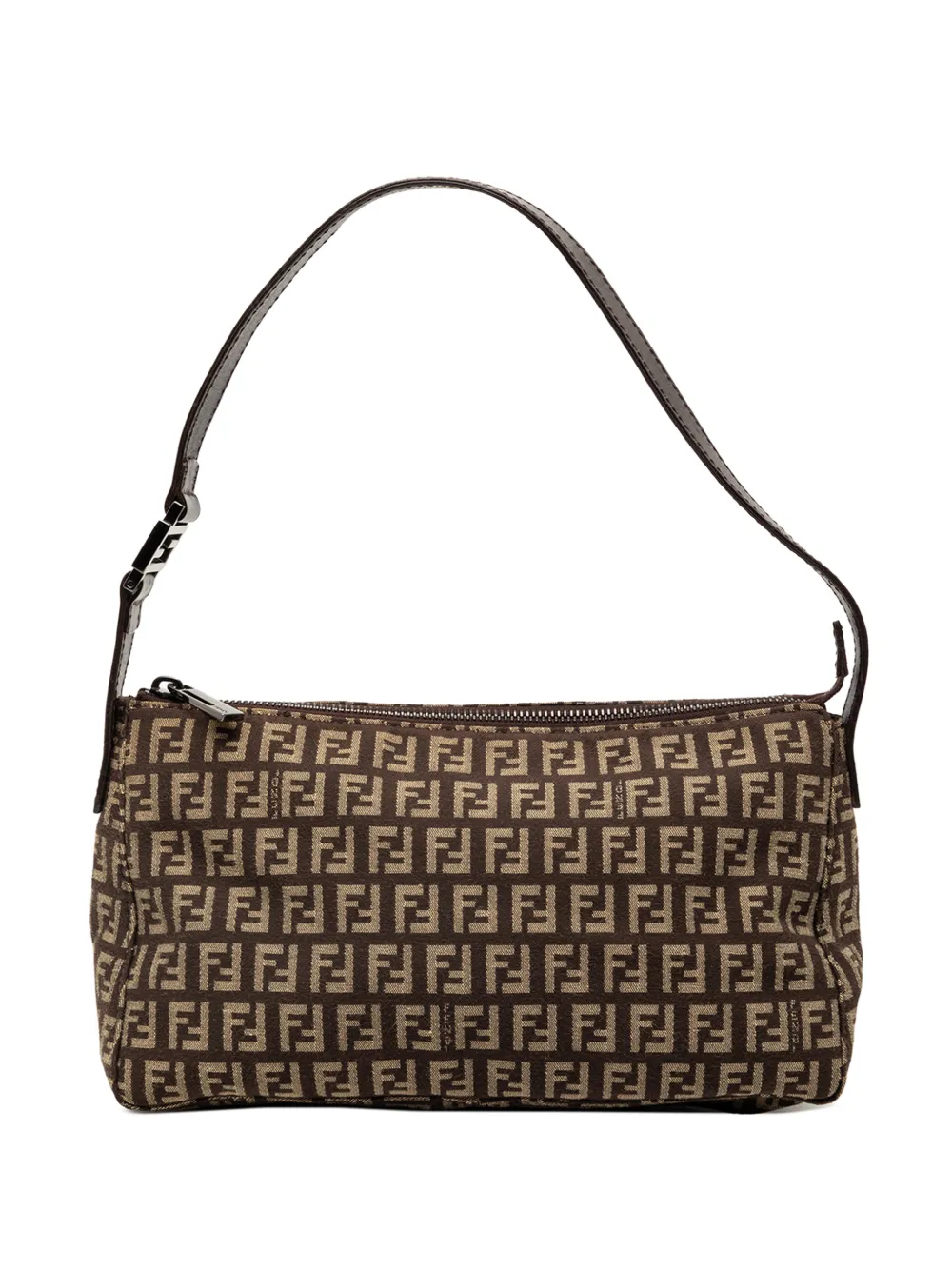 Fendi Pre-Owned 2000-2010 Zucchino Canvas Pochette shoulder bag - Marrone