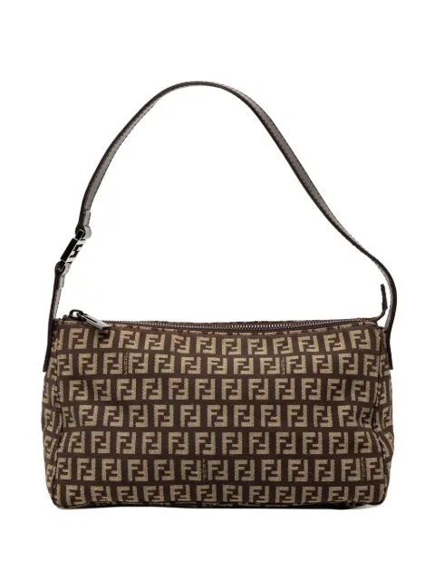 Fendi Pre-Owned bolsa de hombro Pochette de lona con monograma Zucchino 2000-2010