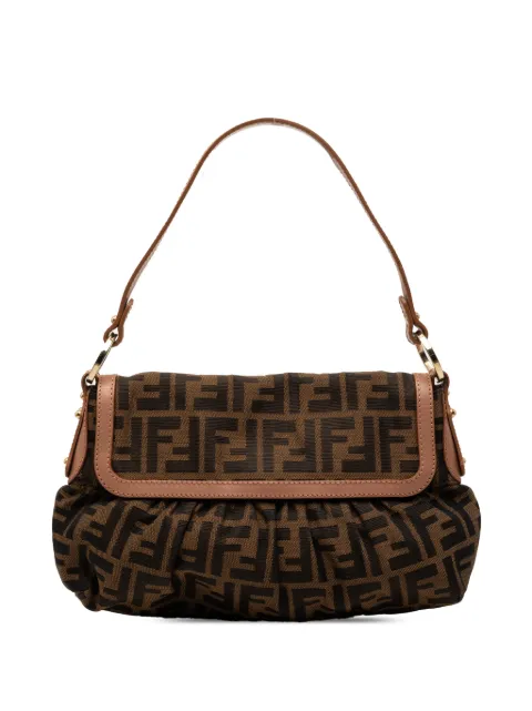 Fendi Pre-Owned 2000-2010 Small Zucca Canvas Chef Flap shoulder bag