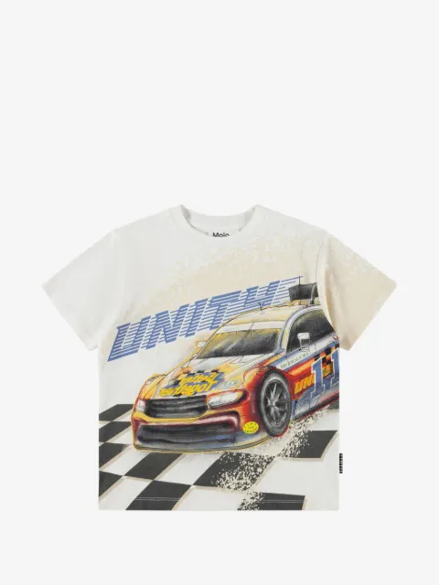 Molo t-shirt Rodney à imprimé voiture