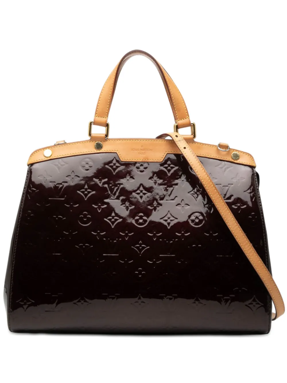 Louis Vuitton Pre-Owned 2012 Monogram Vernis Brea GM satchel - Viola