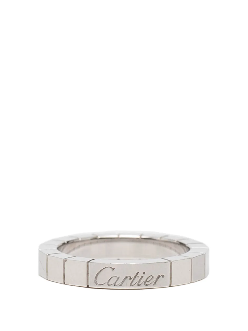 Cartier 2000-2010 18K White Gold Lanieres ring - Argento