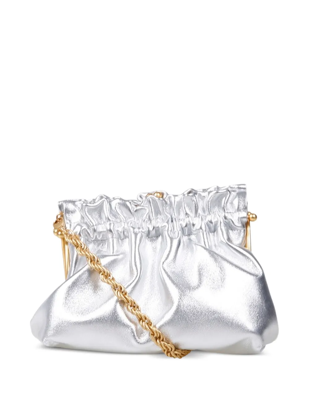 amato daniele metallic clutch bag - Argento