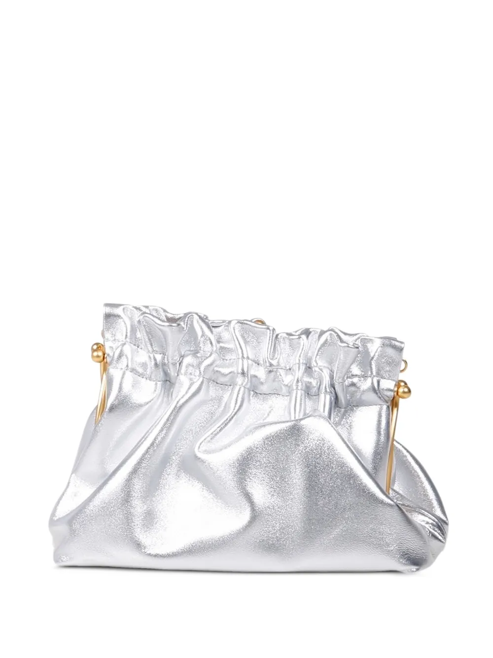 amato daniele metallic clutch bag - Argento