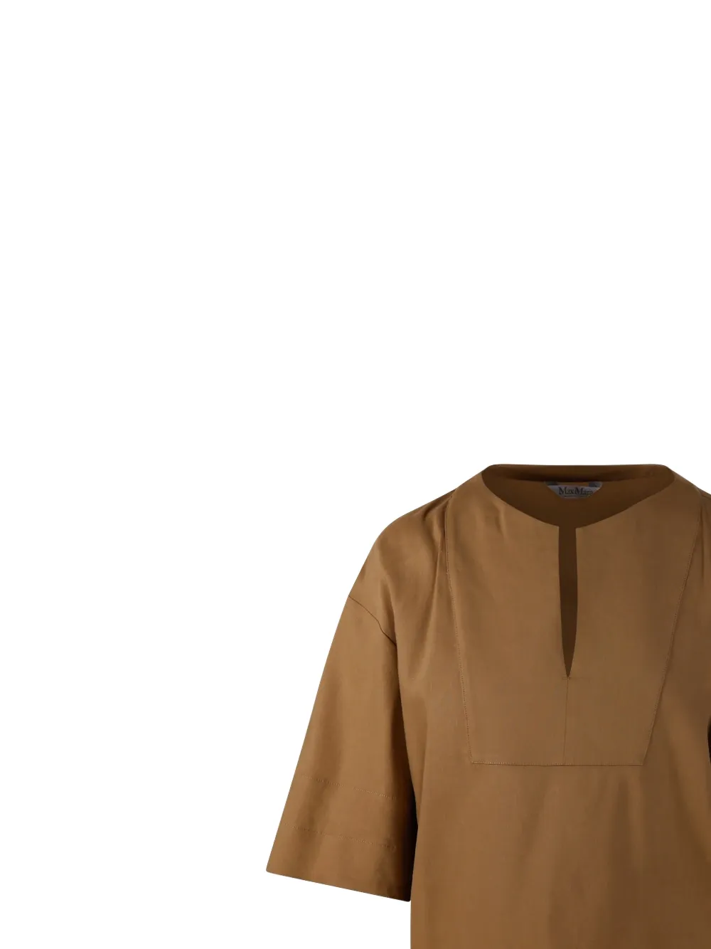 Max Mara Top met V-hals Beige
