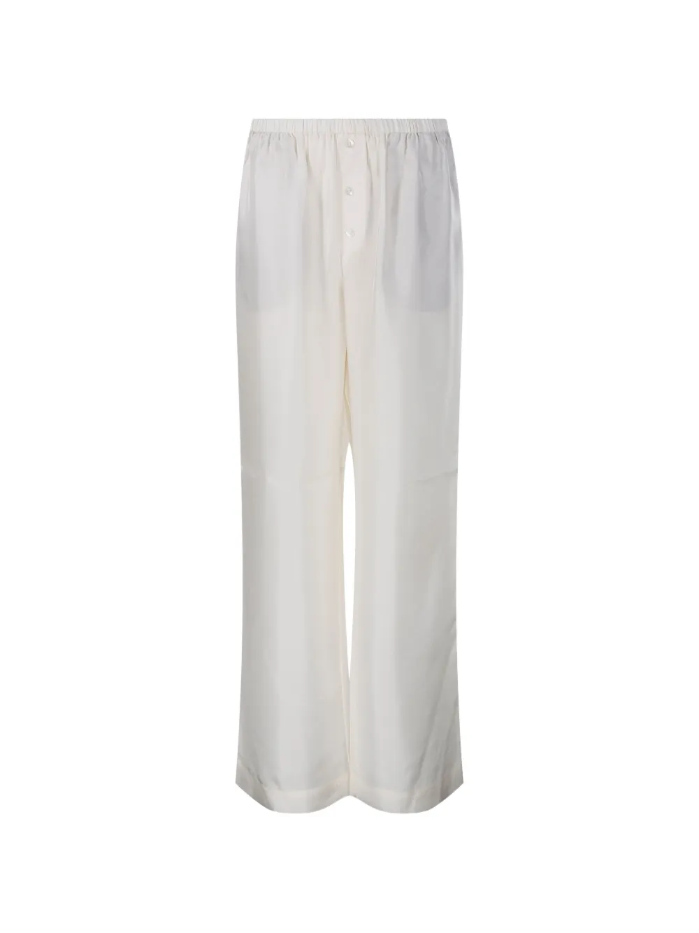 Róhe elastic-waist trousers - Bianco