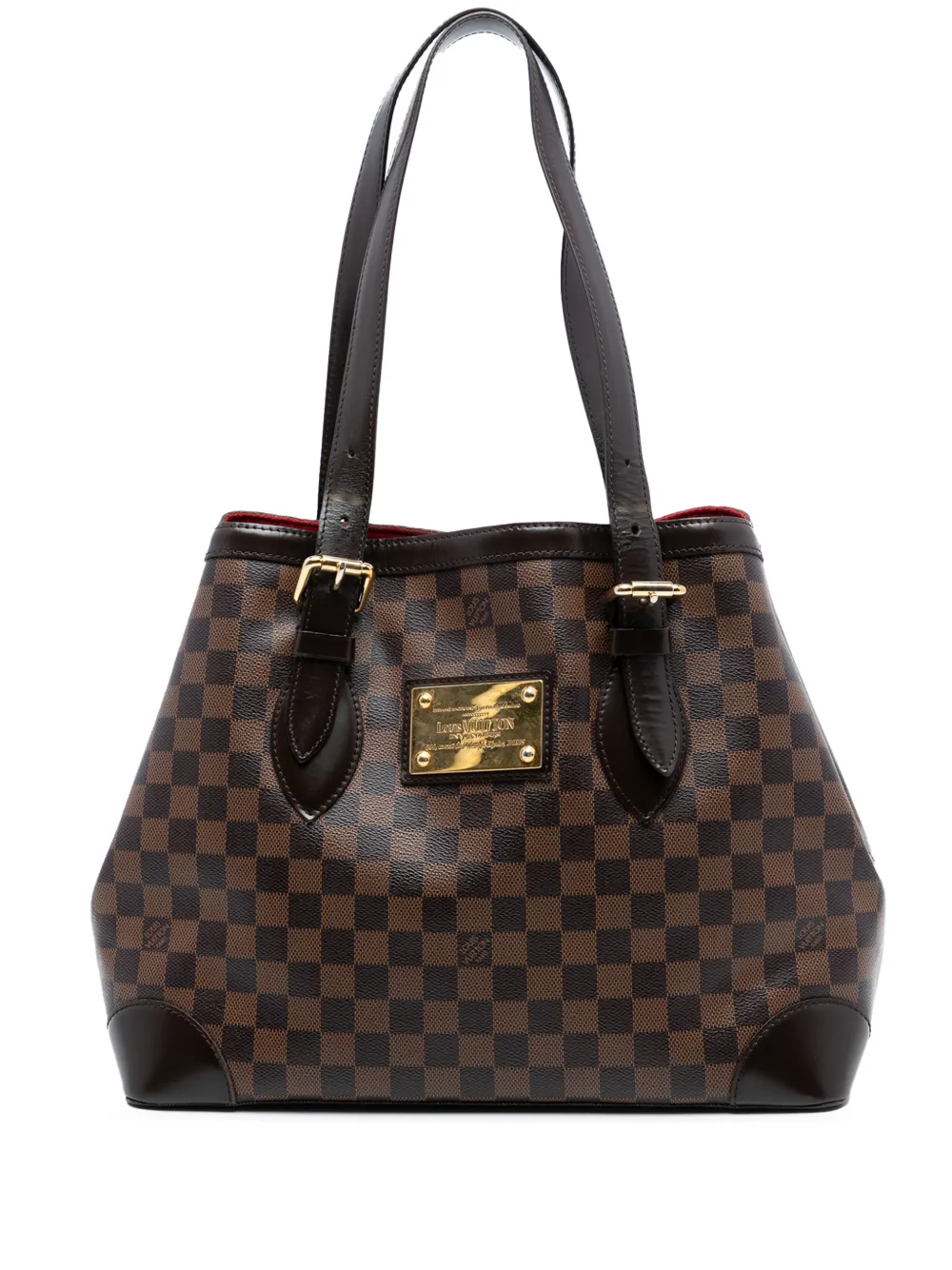 Louis Vuitton Pre-Owned 2011 Damier Ebene Hampstead MM tote bag - Brown