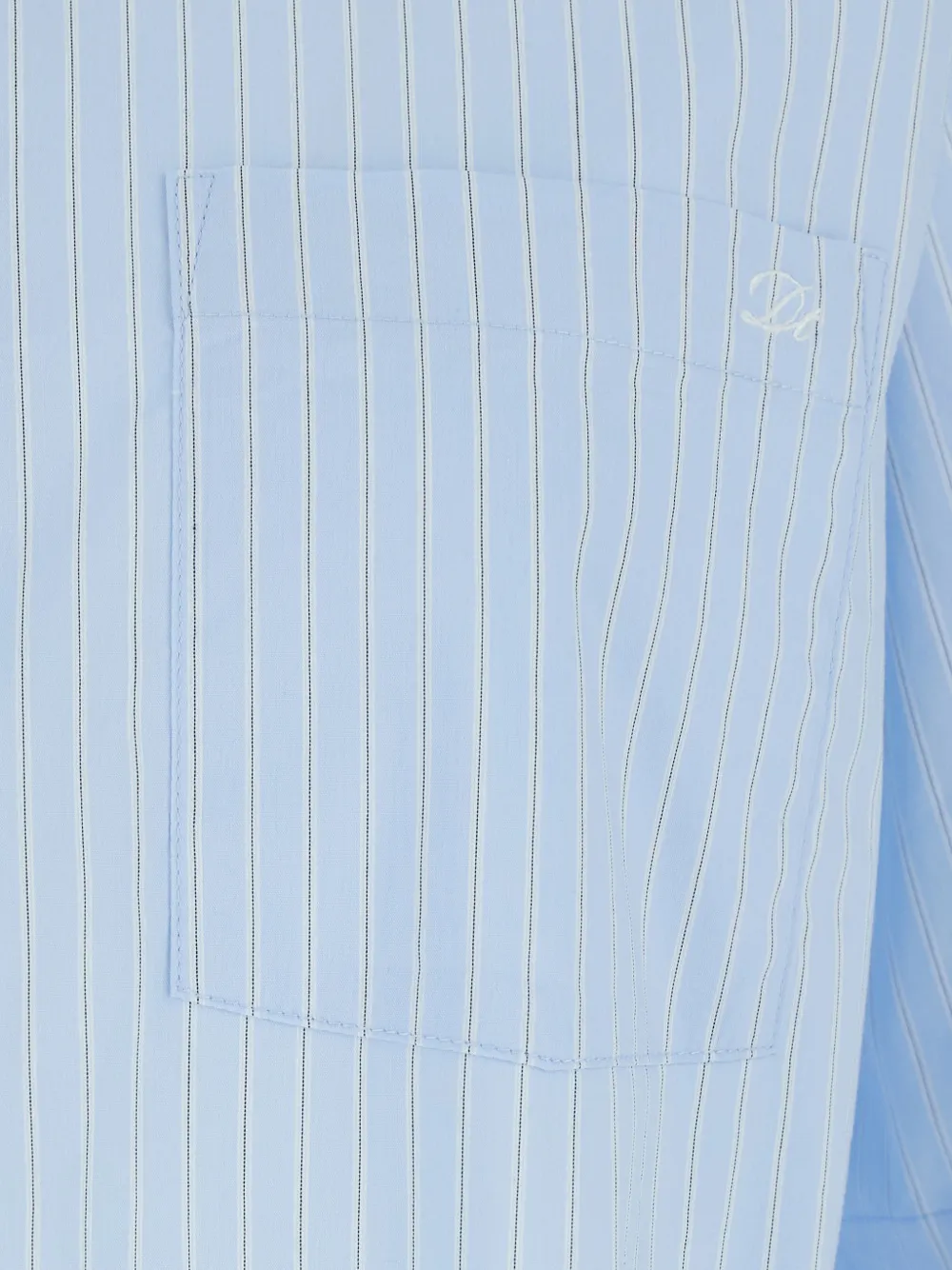 DUNST Gestreept shirt Blauw