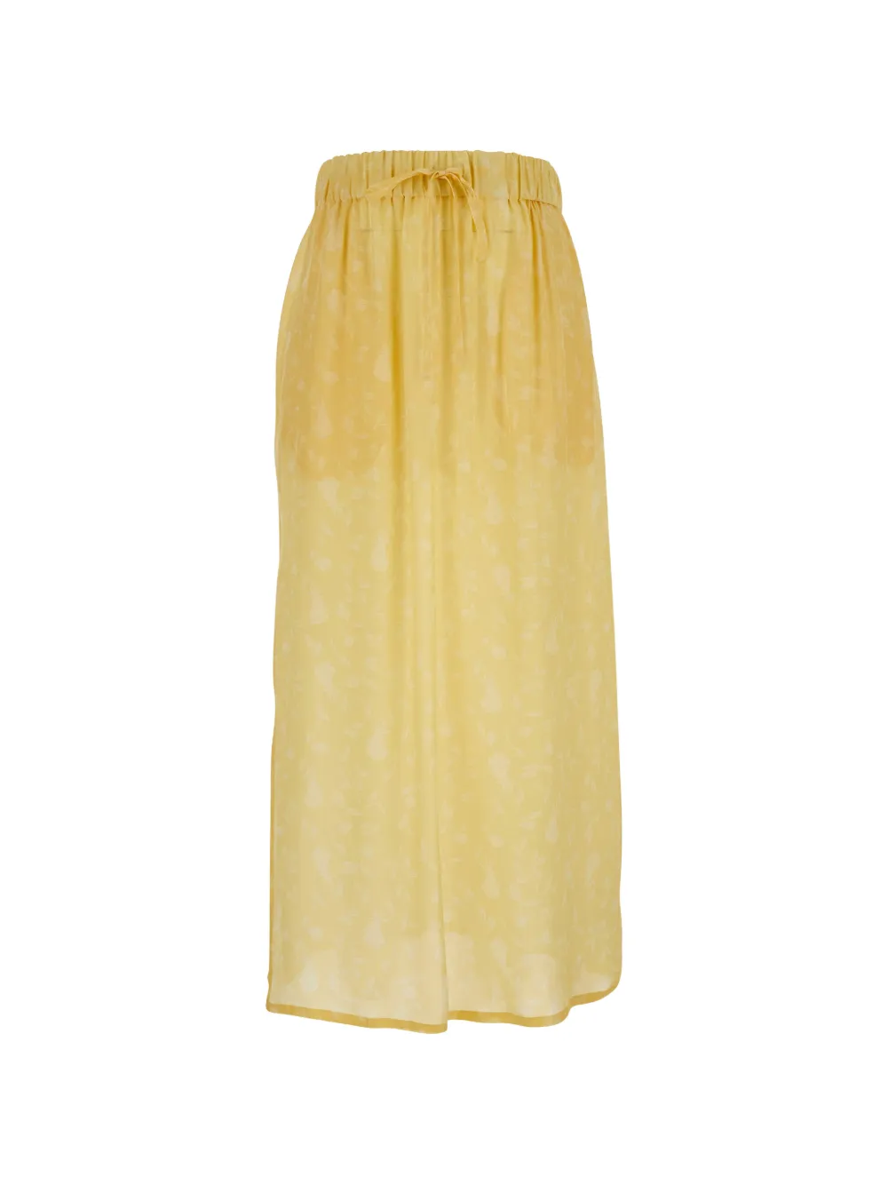Grifoni floral-print midi skirt - Giallo
