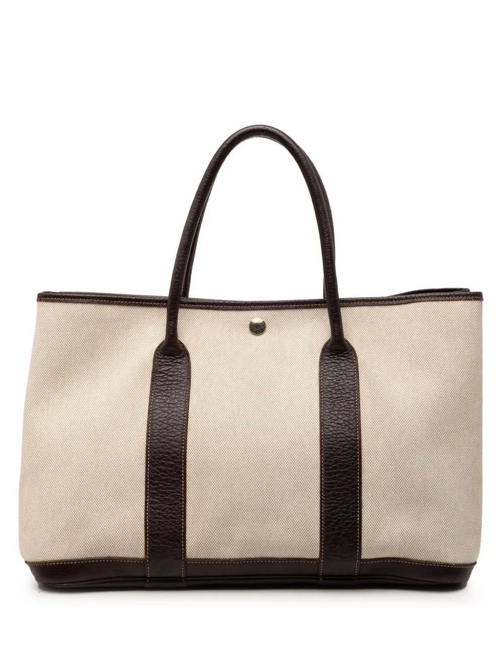 Hermès Pre-Owned 2010 Toile and Negonda Garden Party 36 tote bag - Marrone