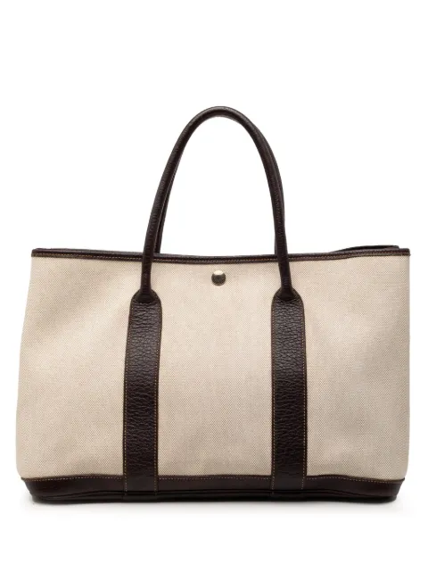 Hermès Pre-Owned tote Garden Party 36 de piel Toile y Negonda 2010