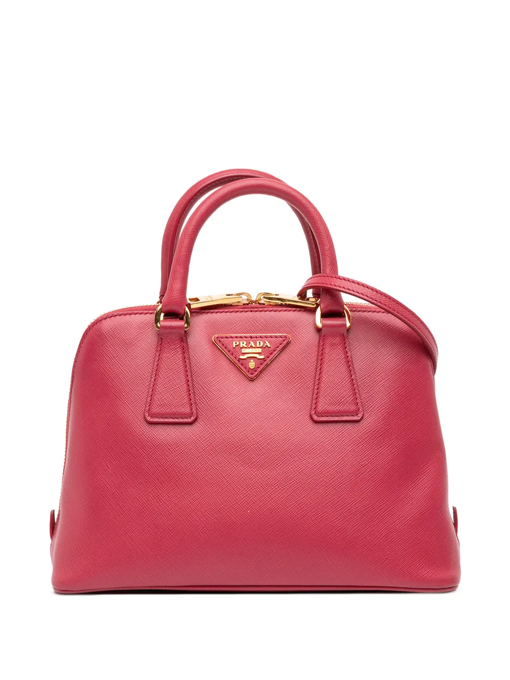 Prada Pre-Owned 2000-2025 Small Saffiano Lux Promenade satchel - Rosa