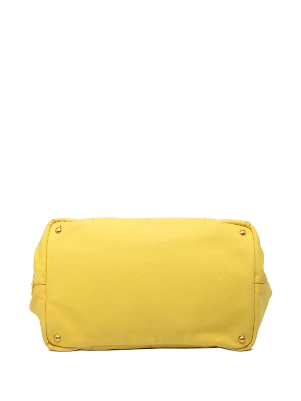 Prada Pre-Owned 2013-2026 ラージ キャンバス カナパ ロゴ サッチェル