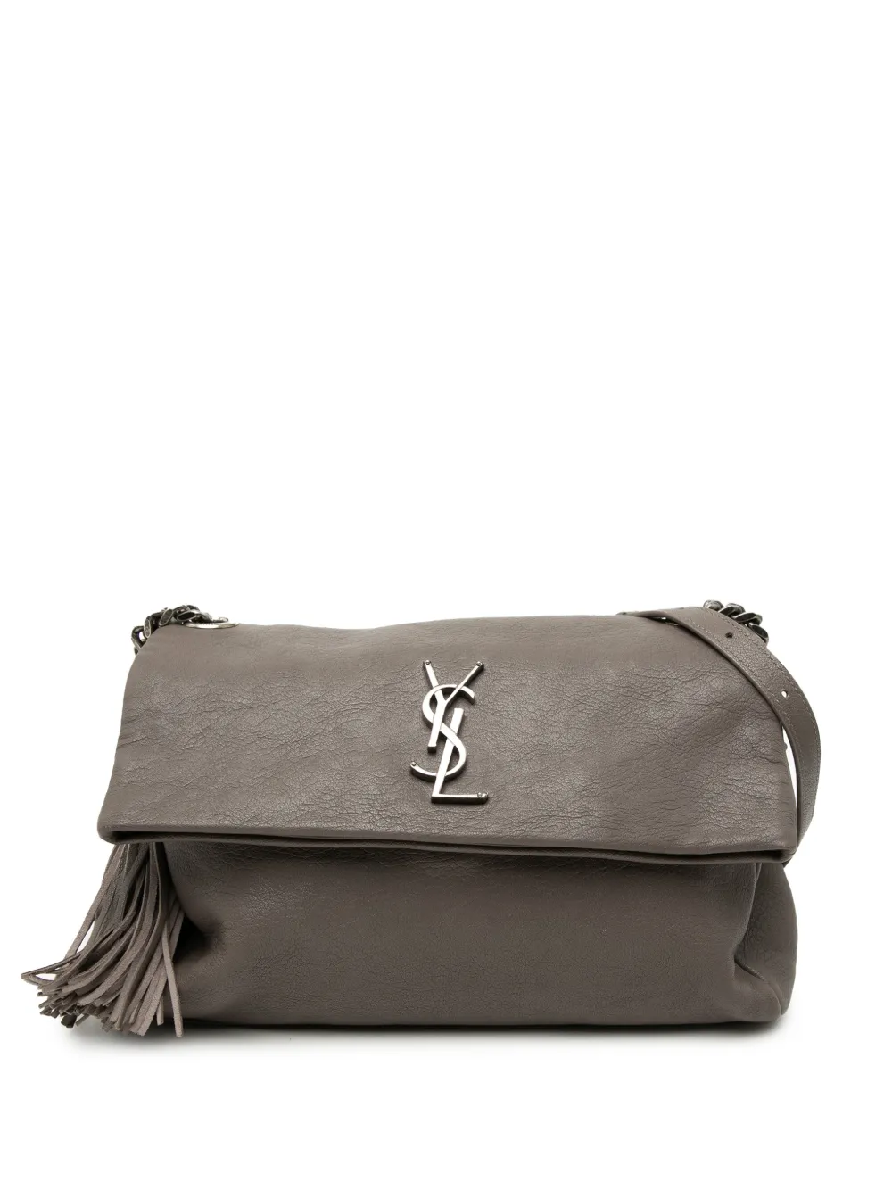 Saint Laurent Pre-Owned 2017 Medium Grain De Poudre West Hollywood crossbody bag - Grau