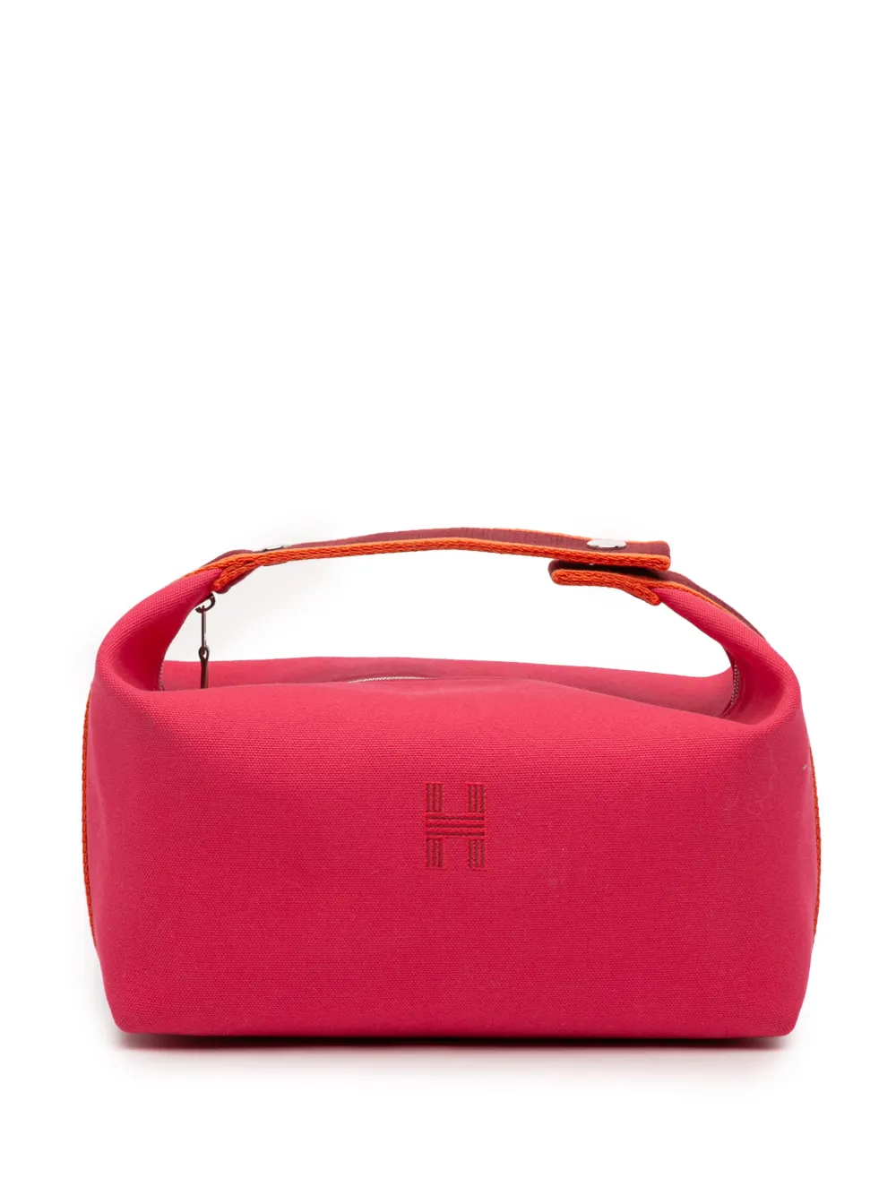 Hermès Pre-Owned 2020-2025 Large Toile Bride A Brac Case vanity bag - Rosa