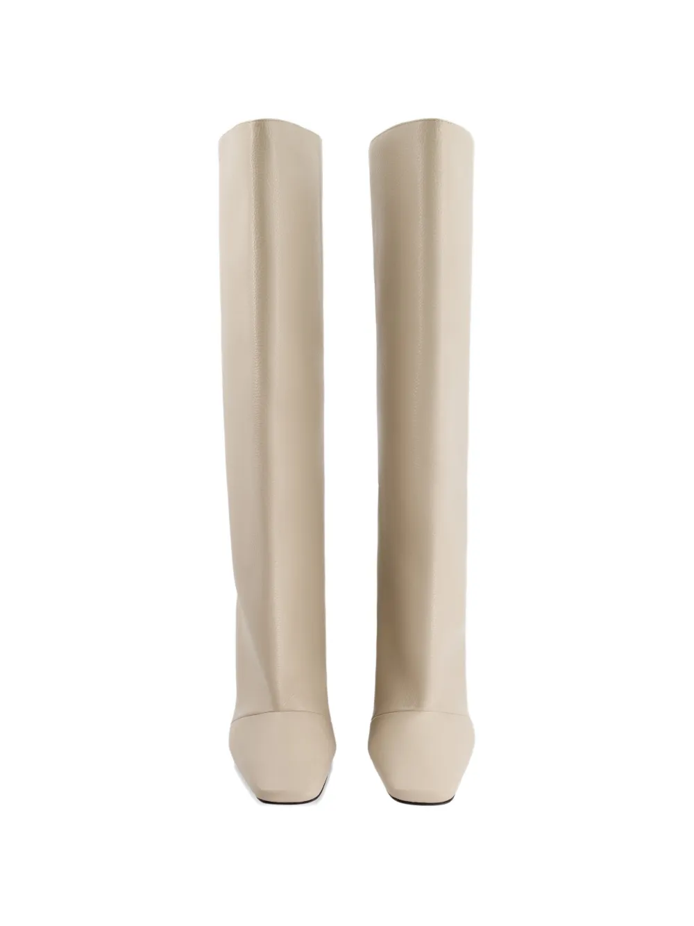 Coperni Bridge knee-high boots Beige