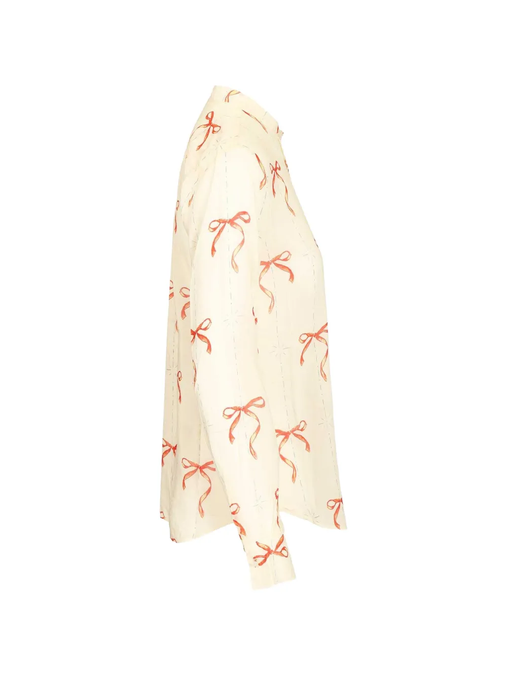 Forte Blouse met print Beige