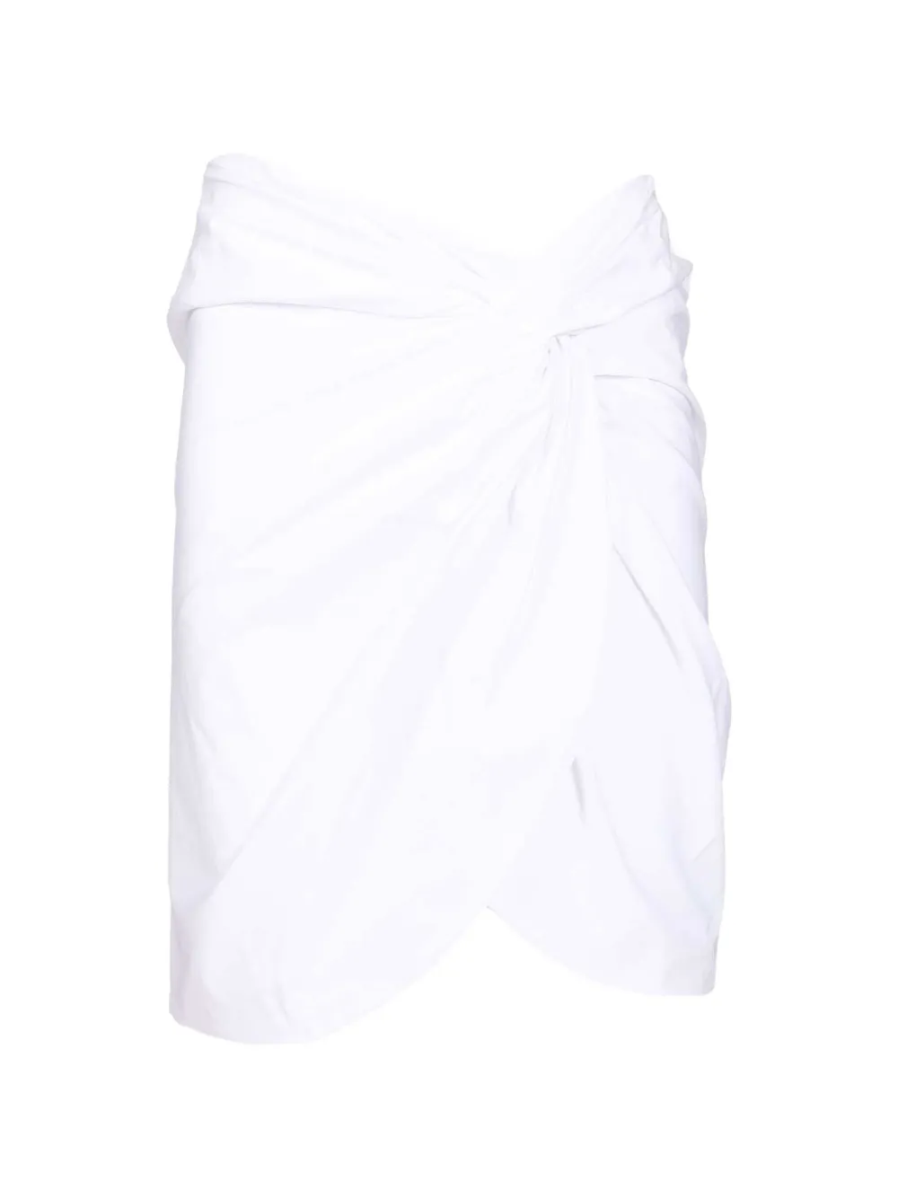 Federica Tosi knot-detail polin skirt - Bianco