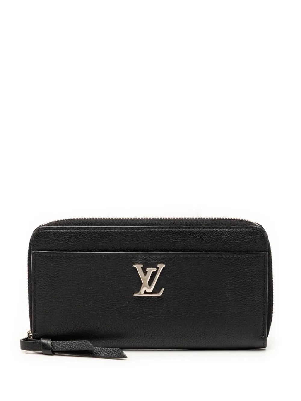 Louis Vuitton Pre-Owned 2018 Leather Lockme Zippy Wallet long wallets - Nero