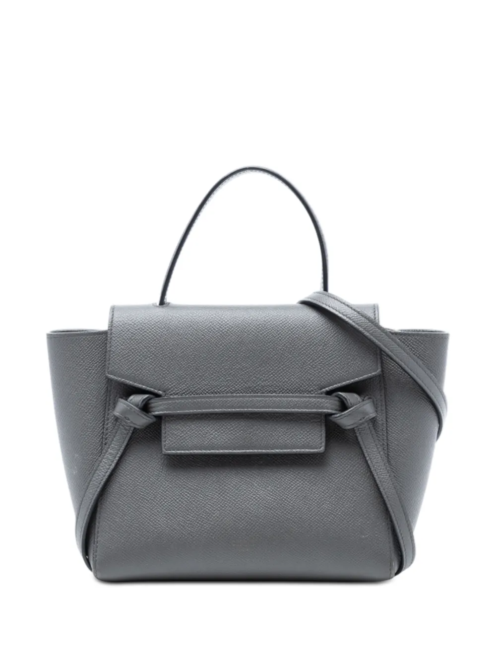 Celine Pre-Owned 2022 Nano Grained Calfskin Belt Bag satchel - Grigio