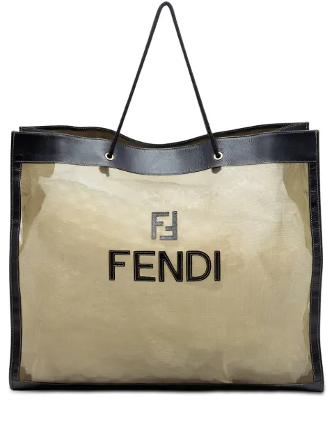 Fendi Pre-Owned totebag i mesh från 2000-2025