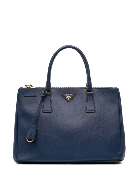 Prada Pre-Owned 2021-2025 Medium Saffiano Lux Galleria Double Zip satchel