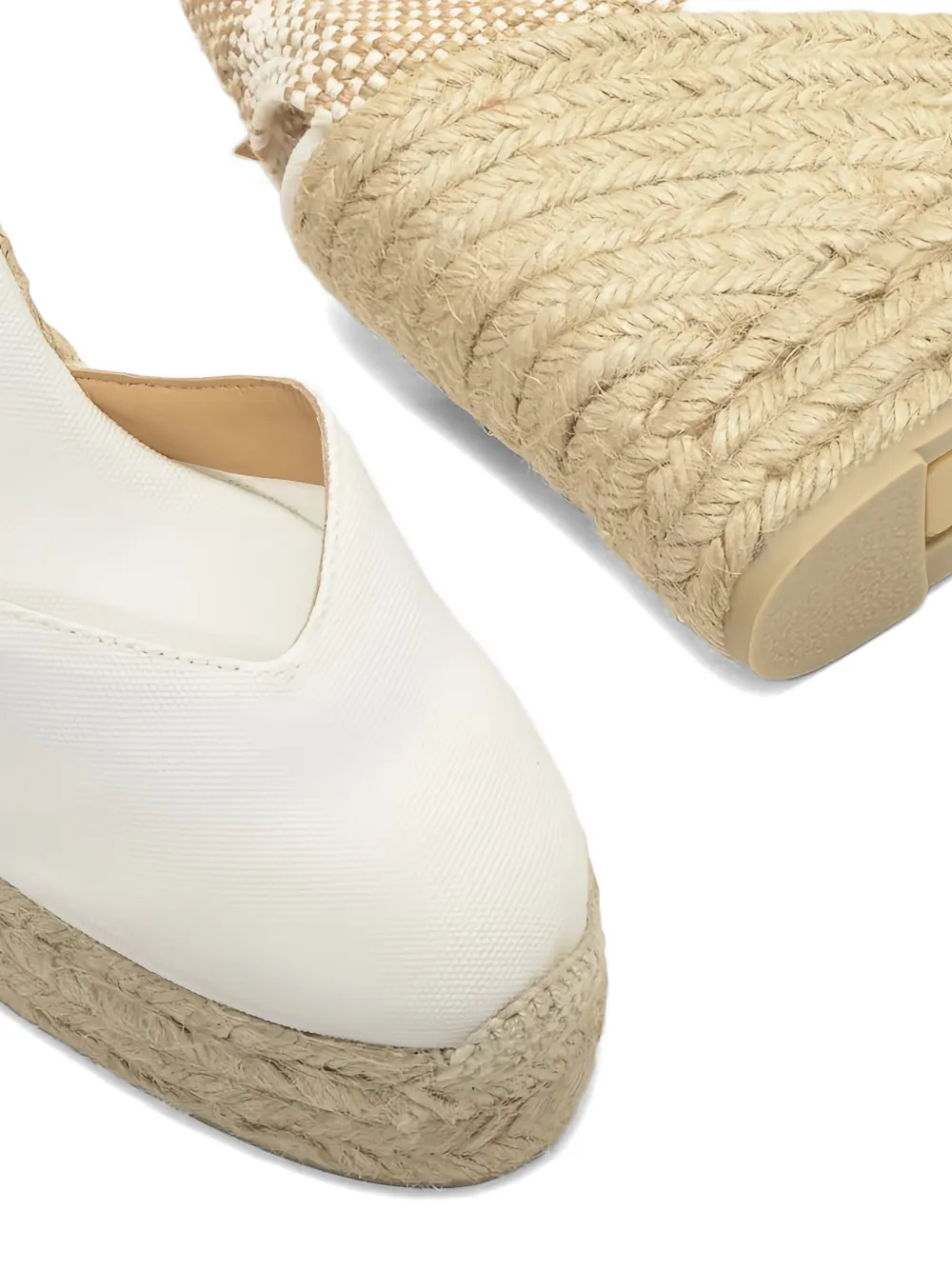 Castañer Chiarita wedge espadrilles Wit