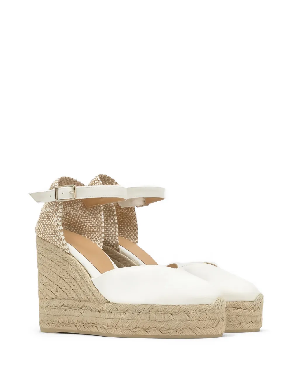 Castañer Chiarita wedge espadrilles Wit