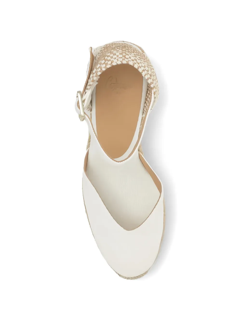 Castañer Chiarita wedge espadrilles Wit