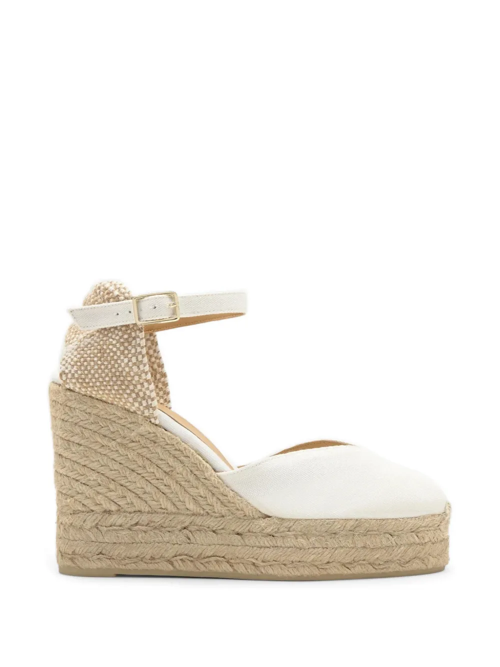 Castañer Chiarita wedge espadrilles Wit