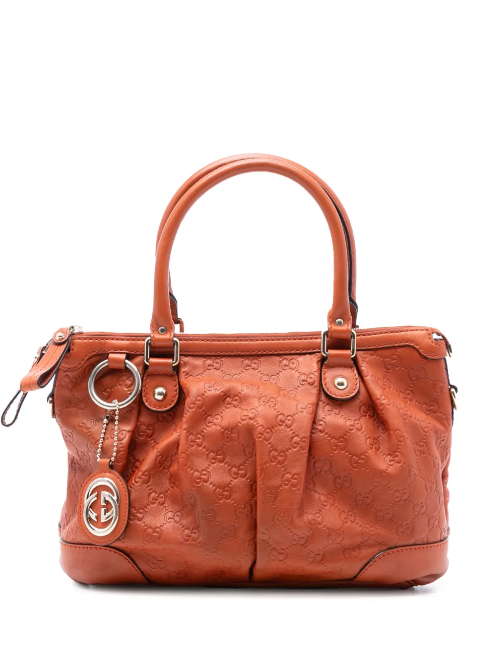 Gucci Pre-Owned 2016-2025 Guccissima Sukey satchel - Arancione