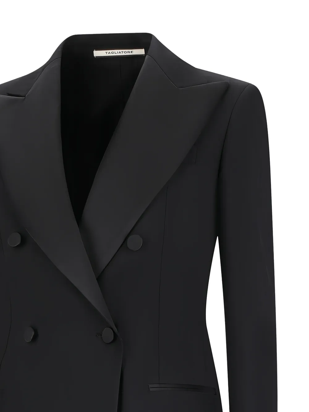 Tagliatore Blazer met dubbele rij knopen Zwart