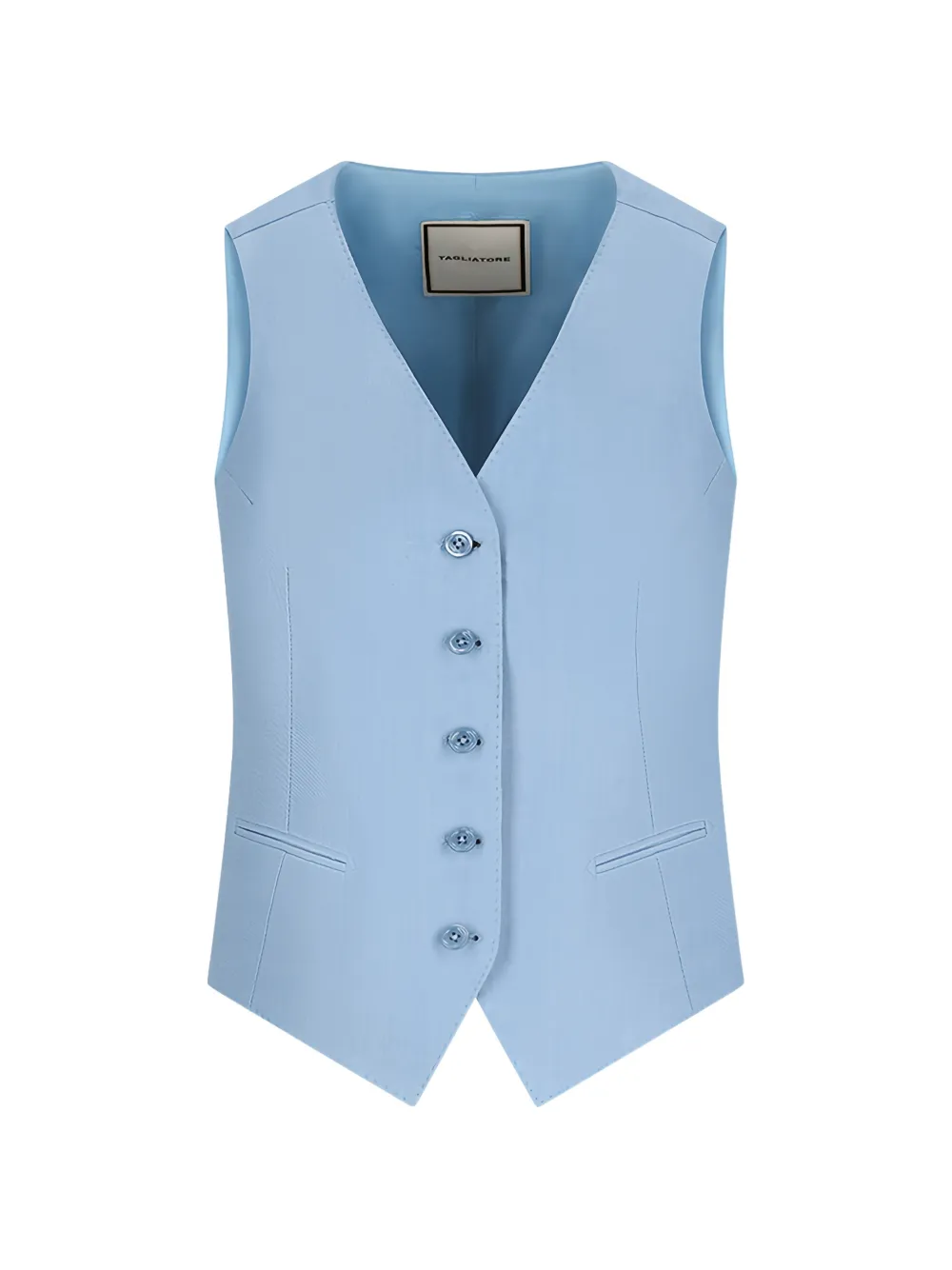 Tagliatore buttoned waistcoat - Blau