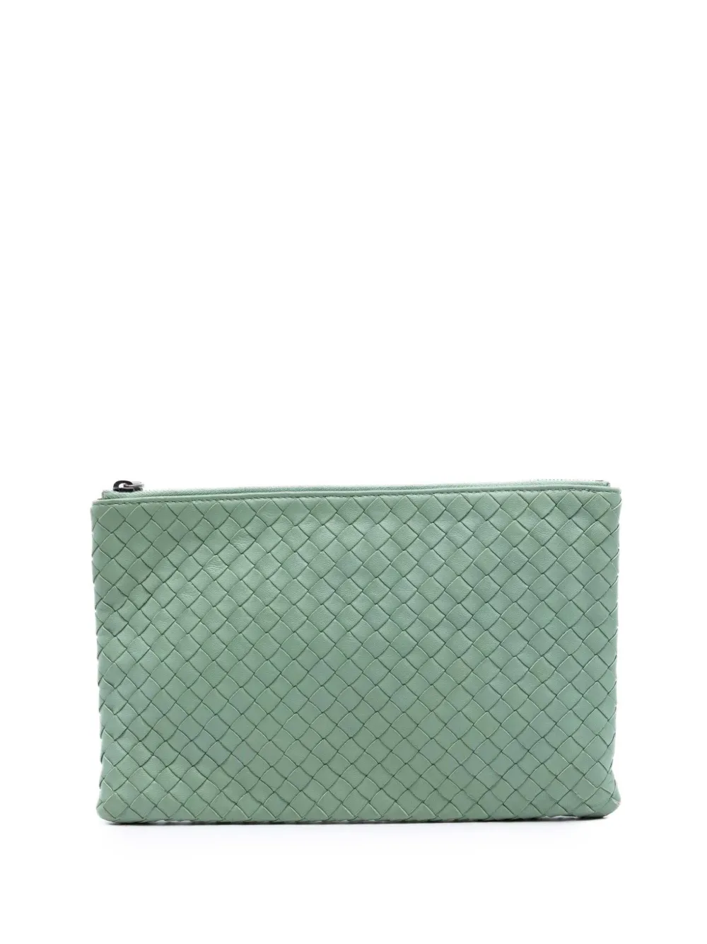 Bottega Veneta Pre-Owned 2012-2025 Nappa Intrecciato clutch bag - Verde