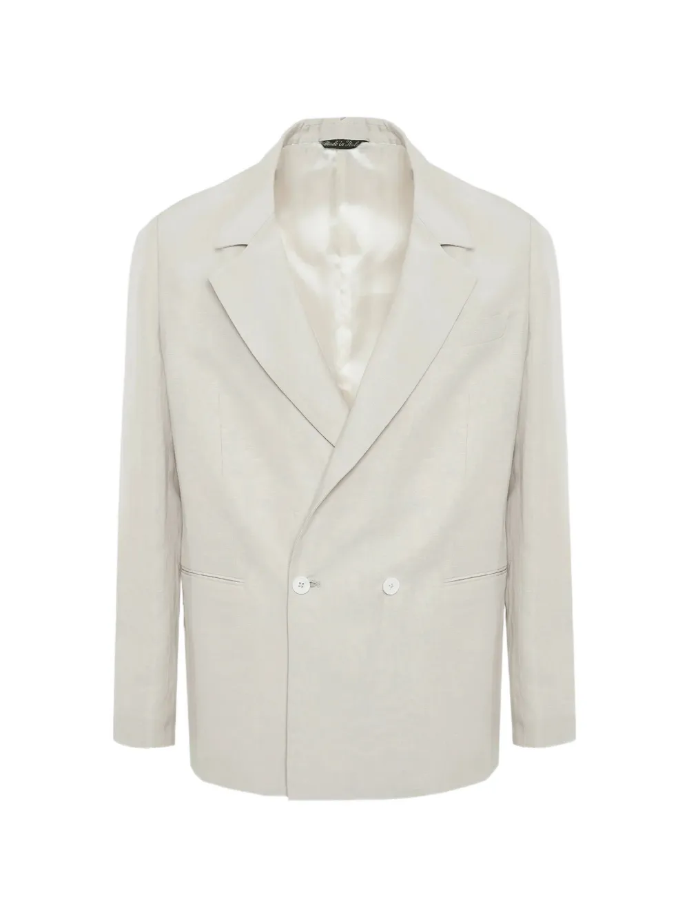 Costumein double-breasted regular fit blazer - Toni neutri