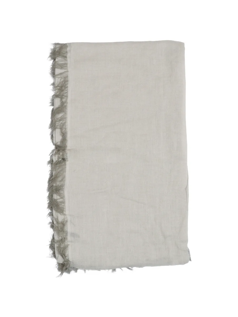 Faliero Sarti Kashy frayed scarf - Toni neutri