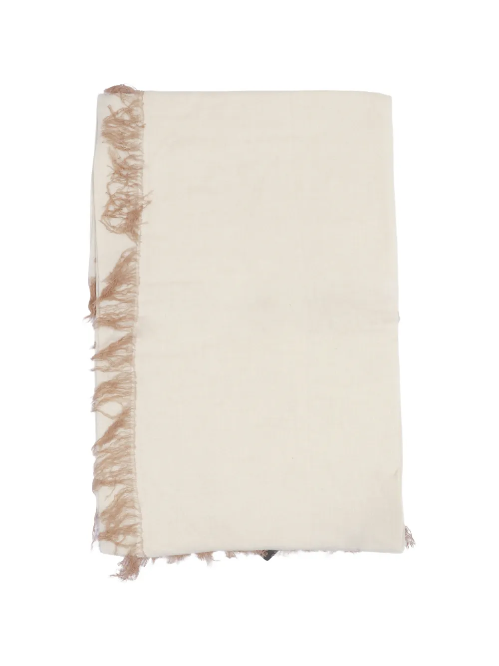 Faliero Sarti Kashy frayed scarf - Toni neutri