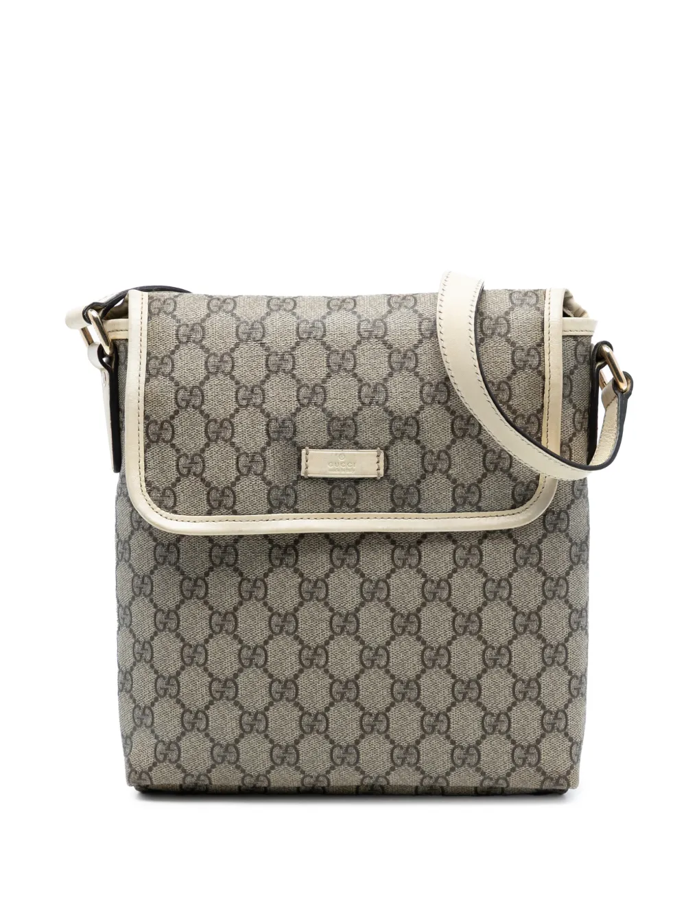 Gucci Pre-Owned 2016-2025 GG Supreme crossbody bag - Toni neutri