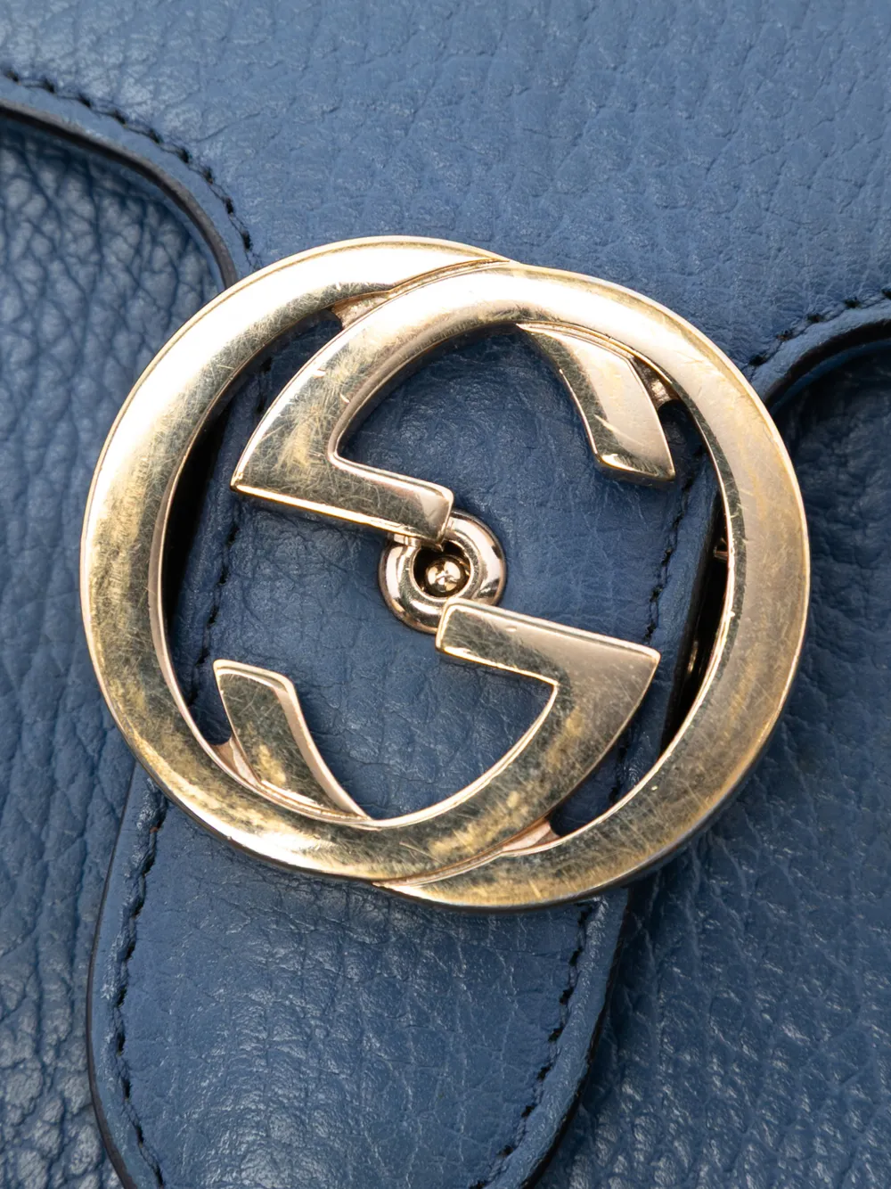 Gucci Pre-Owned 2016-2026 Small Dollar Calfskin Interlocking G
